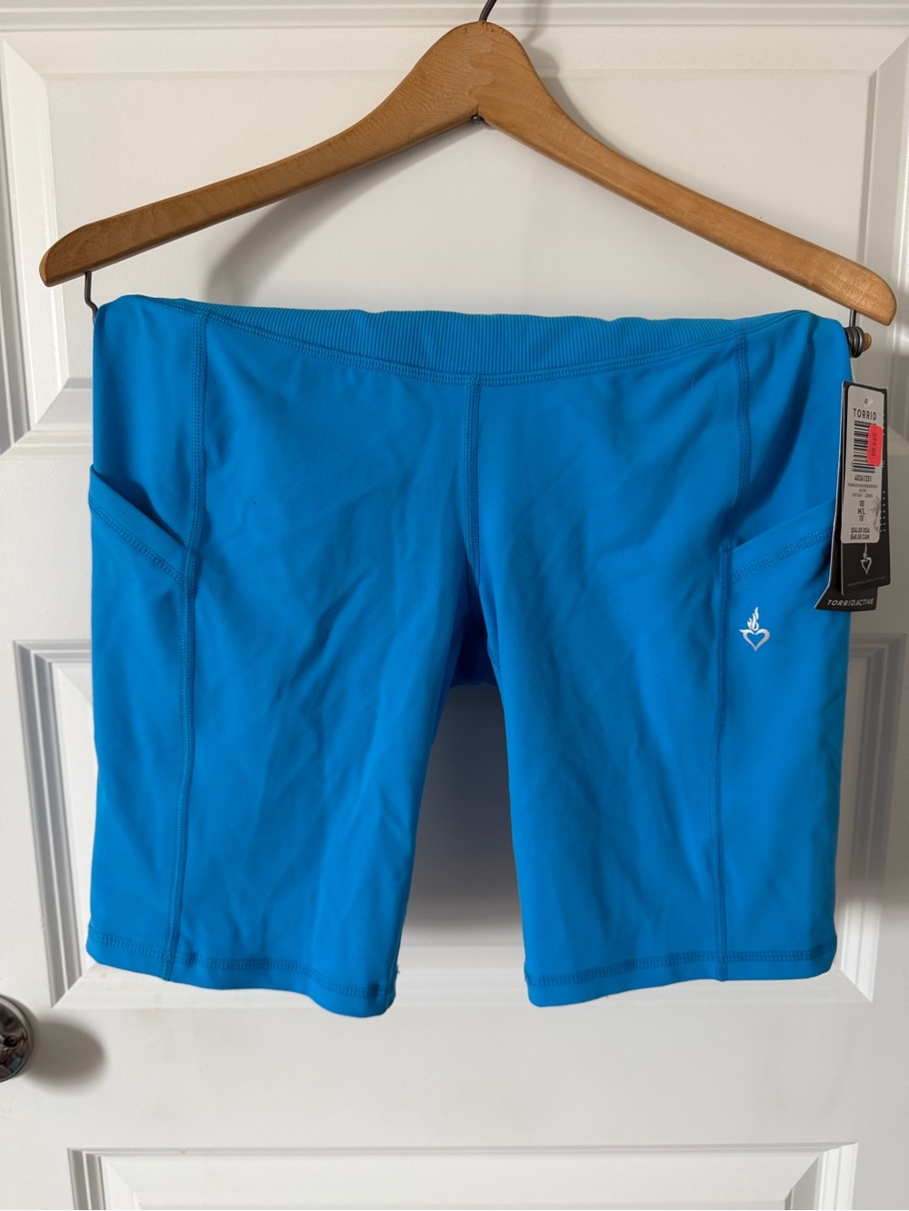 Torrid Bright Blue Performance Bike Shorts